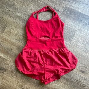Women’s Athletic Romper with Skirted Shorts FP Movement